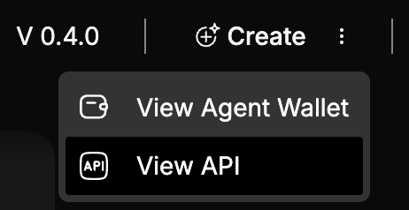 User secret token pop-out dialog